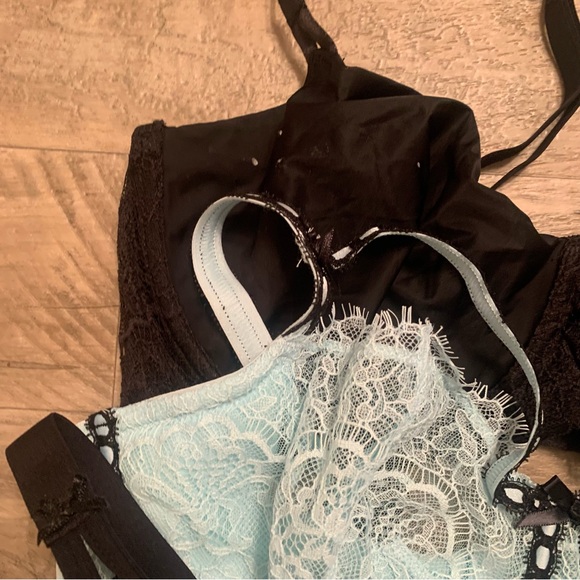 Victoria Secret Bundle 3 Bras Balconette Dream Angels Push Up Without Padding - Picture 15 of 16